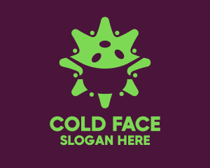 Face Mask Virus logo design
