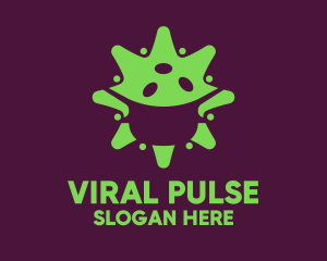 Virus - Face Mask Virus logo design