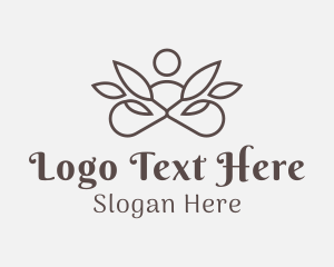 Reiki - Organic Wellness Yoga Spa logo design