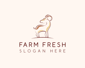 Livestock - Goat Livestock Farm logo design