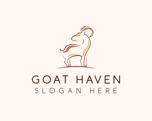 Goat Livestock Farm logo design