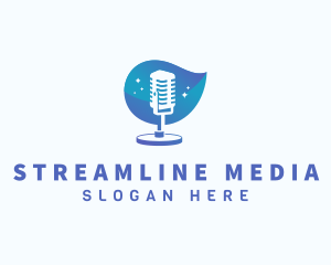 Streaming - Podcast Streaming Studio logo design