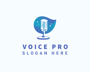 Announcer - Podcast Streaming Studio logo design