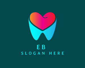 Heart Tooth Dentist Logo