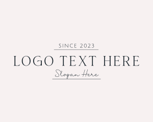 High End - Minimalist Brand Business logo design