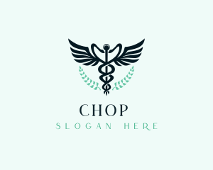 Therapy - Hospital Medical Caduceus logo design