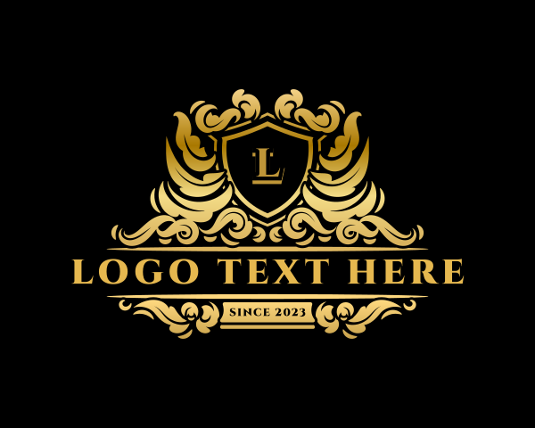 High End - Classic Luxury Crest logo design