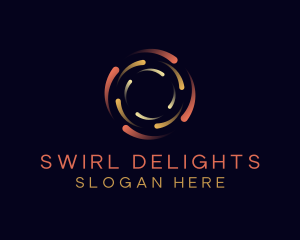 Swirl Tech Laboratory logo design
