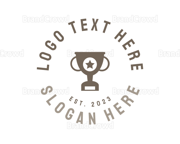 Trophy Round Business Logo