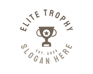 Trophy - Trophy Round Business logo design