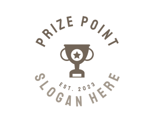 Prize - Trophy Round Business logo design