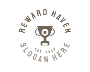 Prize - Trophy Round Business logo design