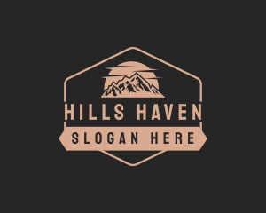 Hipster Mountain Tour logo design