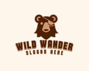 Wild Pirate Bear  logo design