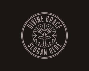 Worship - Christian Cross Worship logo design