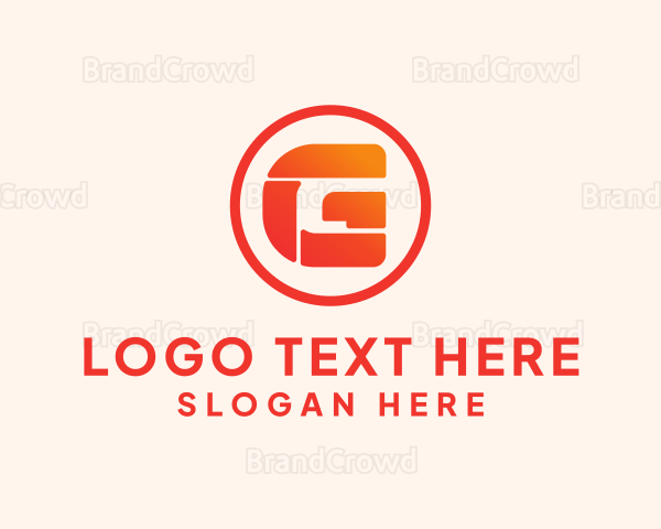 Tech Letter G Badge Logo