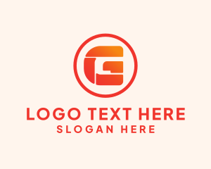 Data - Tech Letter G Badge logo design