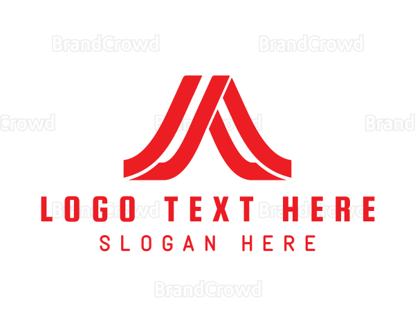 Red Professional Letter A Logo