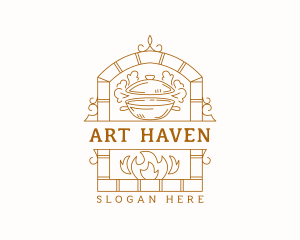 Oven Pot Restaurant logo design