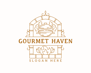 Oven Pot Restaurant logo design