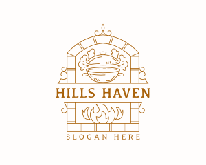 Oven Pot Restaurant logo design