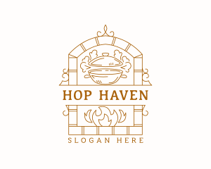 Oven Pot Restaurant logo design