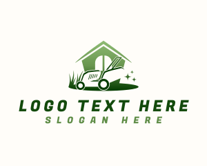 Trimmer - Lawn Mower Cutter logo design