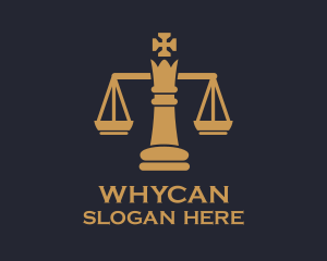 Legal Advice - King Justice Scale logo design