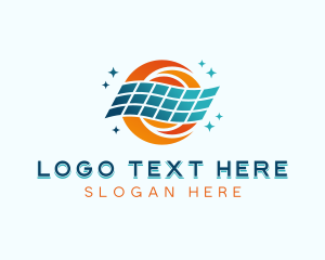 Sustainable Solar Panel logo design