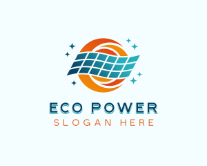 Renewable - Sustainable Solar Panel logo design