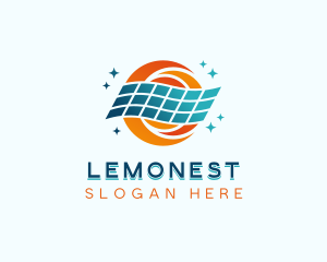 Solar - Sustainable Solar Panel logo design