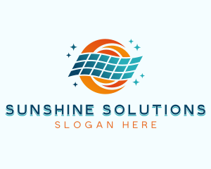 Sunlight - Sustainable Solar Panel logo design