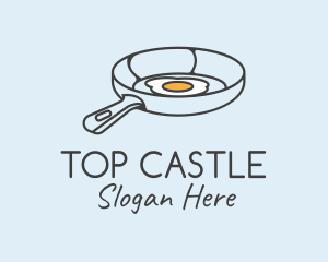 Food - Egg Frying Pan logo design