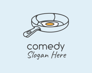 Gourmet - Egg Frying Pan logo design