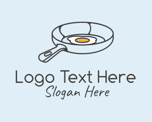 Pan - Egg Frying Pan logo design