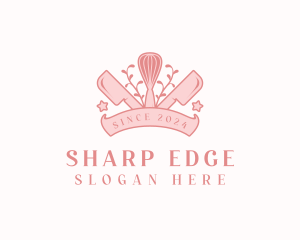 Knives - Pastry Chef Baking logo design