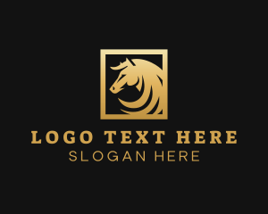 Stallion - Equine Horse Breed logo design