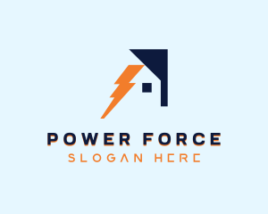Lightning Power House  logo design