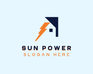 Lightning Power House  logo design