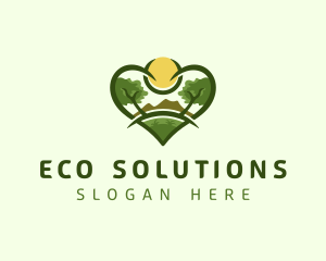 Heart Natural Environment logo design