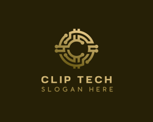 Fintech Crypto Digital logo design