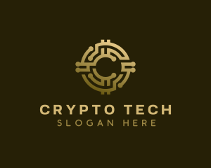 Fintech Crypto Digital logo design