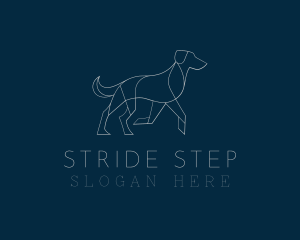 Walking - Walking Puppy Dog logo design