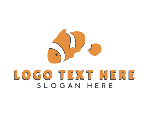 Fisherman - Marine Aquatic Fish logo design