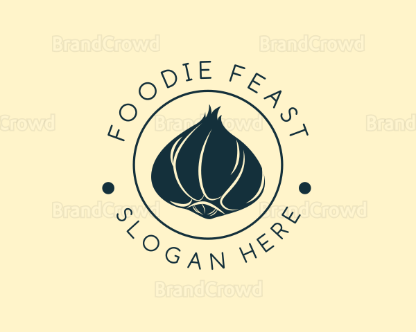 Herb Garlic Spice Logo