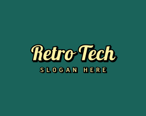 Retro Hipster Business logo design