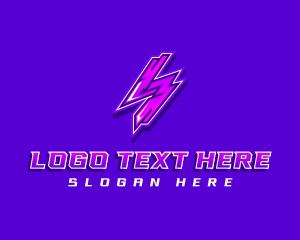 Thunderbolt Tech Electricity logo design