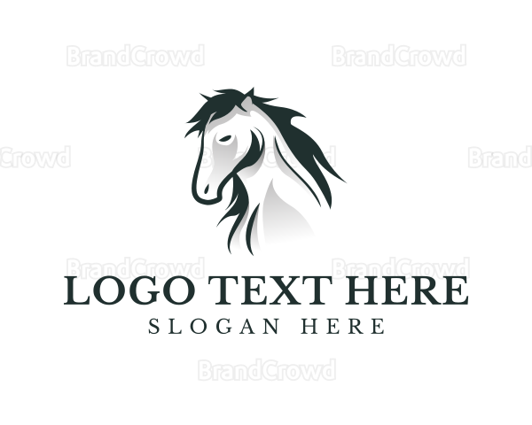 Elegant Horse Wildlife Logo
