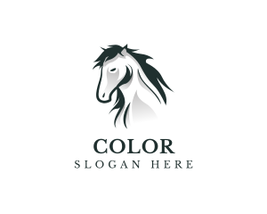 Jockey - Elegant Horse Wildlife logo design