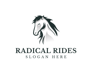 Elegant Horse Wildlife logo design